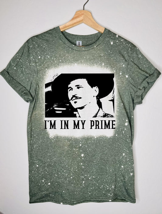 Im In My Prime- Doc Holliday Bleached T-Shirt